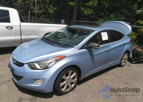 2012 Hyundai Elantra Limited (Ulsan Plant) from USA, damaged, VIN KMHDH4AE3CU213061